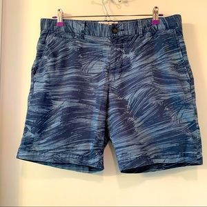 Original Penguin blue print shorts size 34